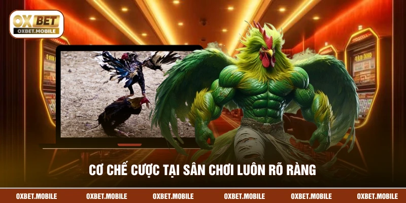 Cơ chế cược tại sân chơi luôn rõ ràng